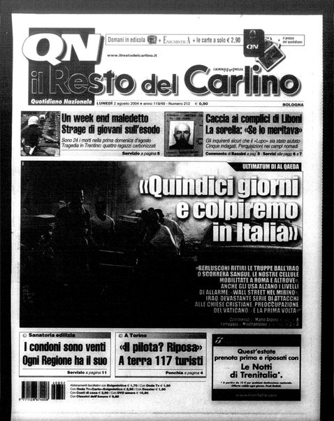 Il Resto del Carlino : giornale dell'Emilia